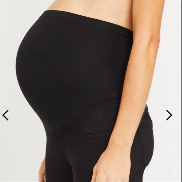 Indigo Blue Secret Fit Belly Ankle Maternity Jeggings - Picture 3 of 9